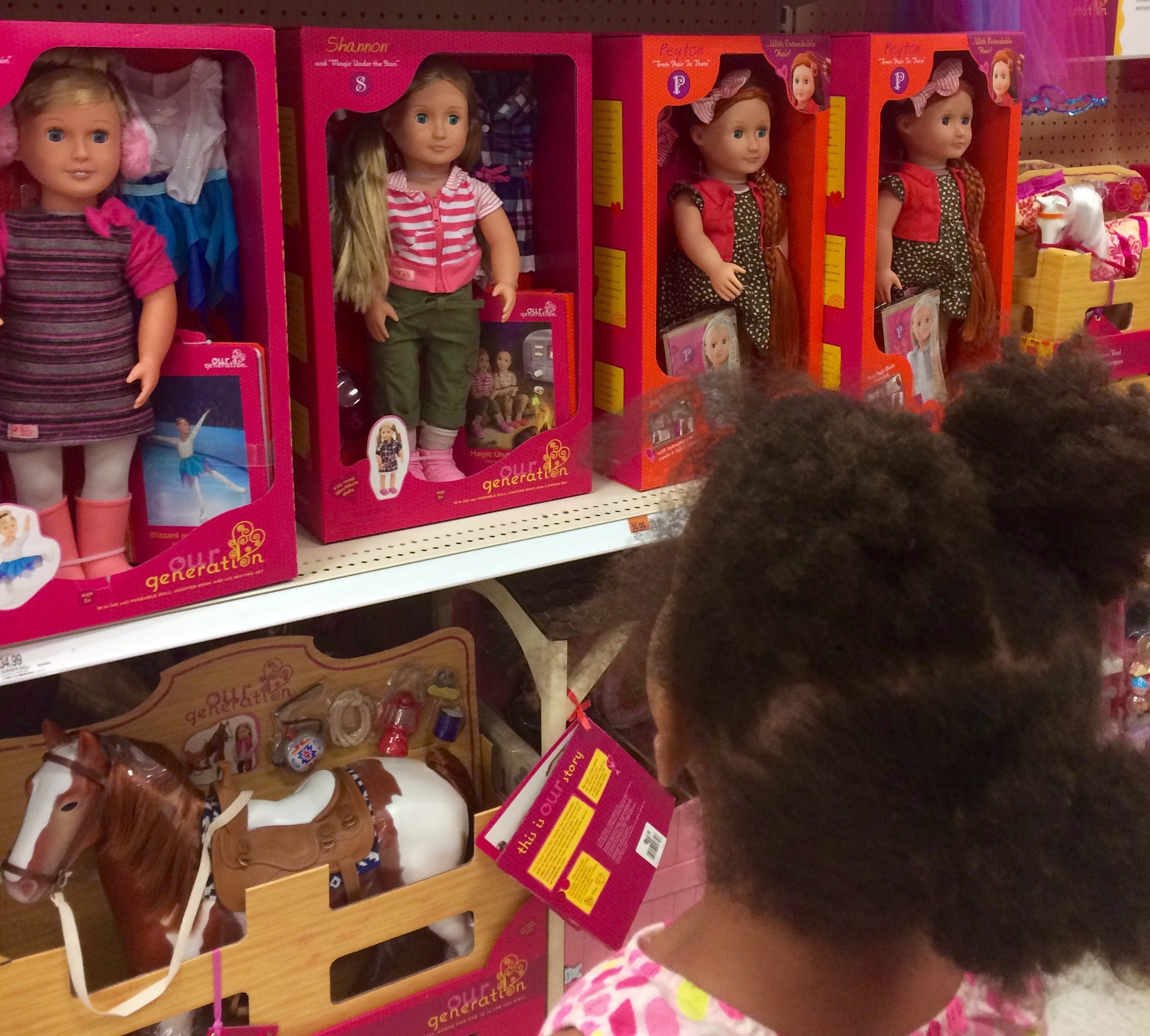 Why Are All The White Dolls Sitting Together On The Target Shelf