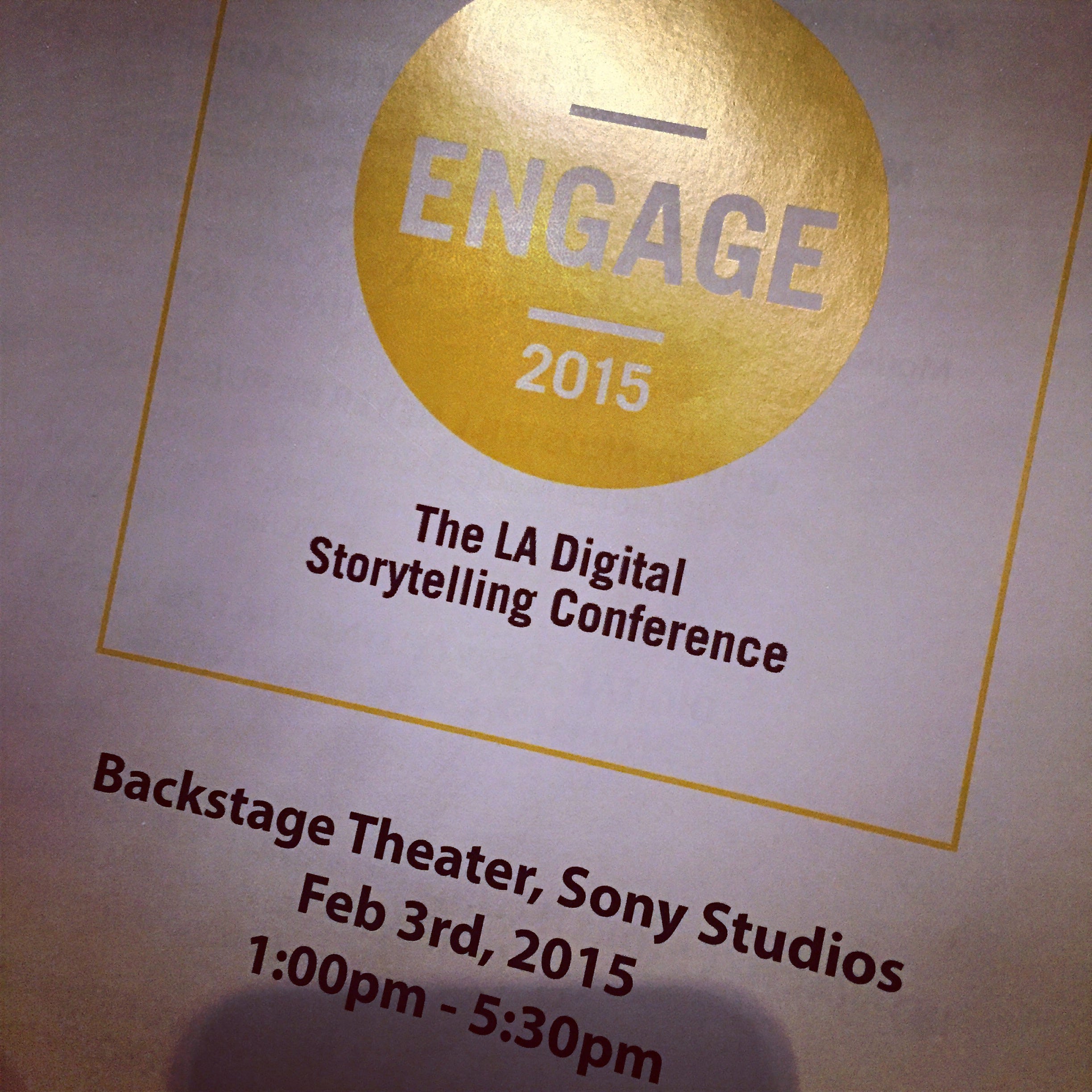 ENGAGE The LA Digital Storytelling Conference (Recap) by Drew Lewis