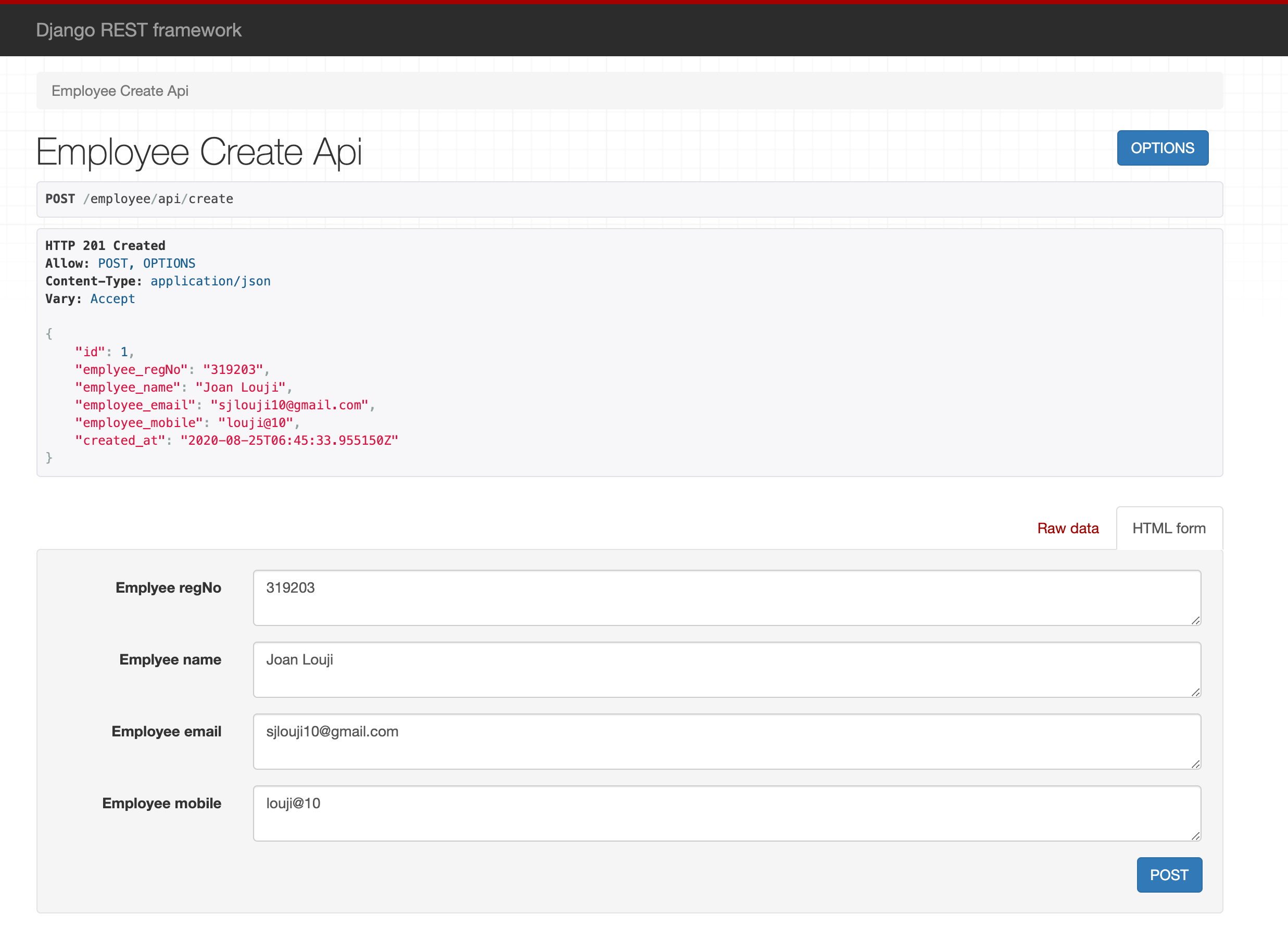 Django Rest Framework — CRUD with DRF by Sjlouji | Joan Louji | The Startup