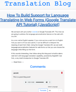 Build a Translation App with the Microsoft Text Translation API ...