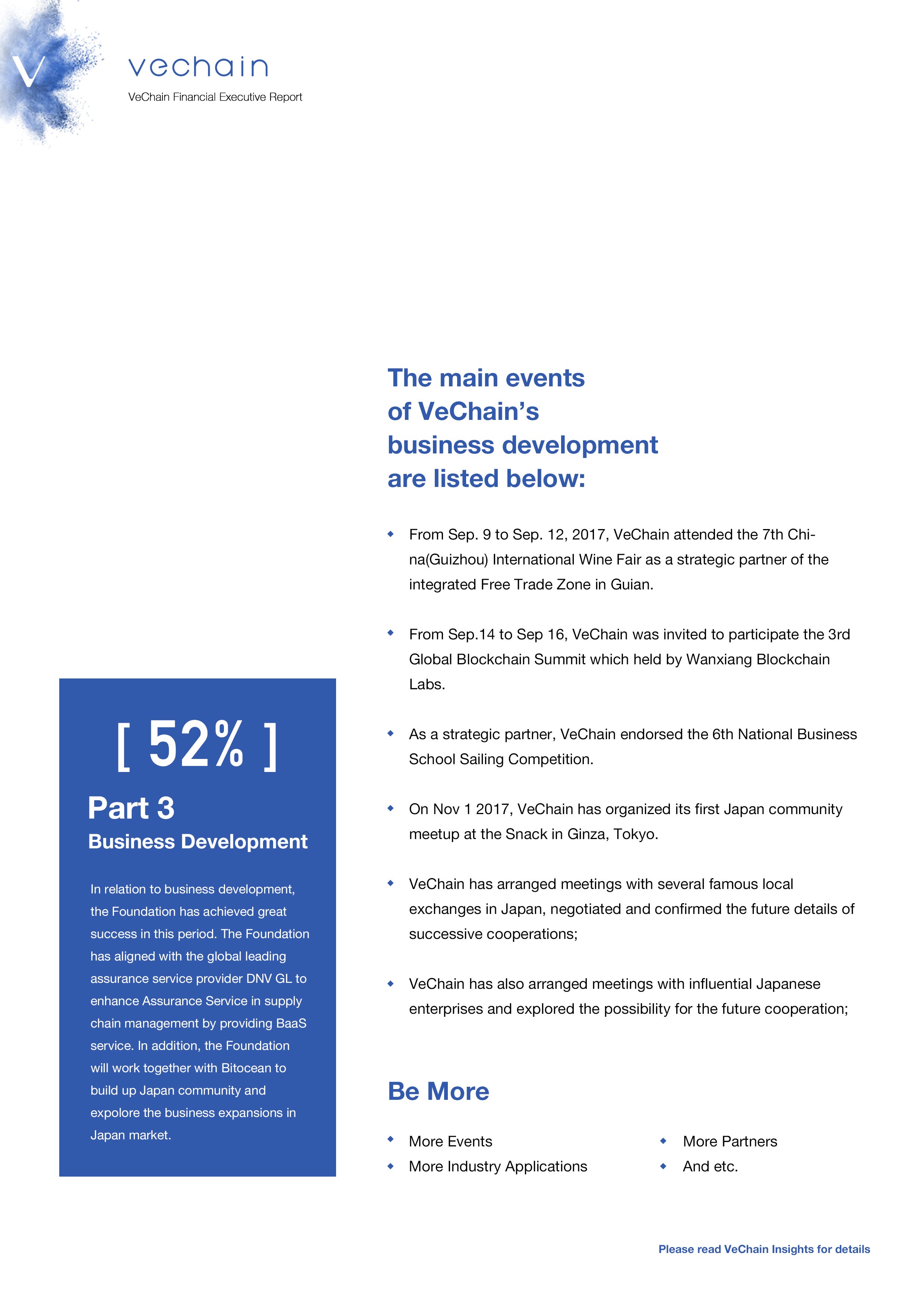 Vechain Financial Executive Report Vol 1 By Vechain Foundation Medium