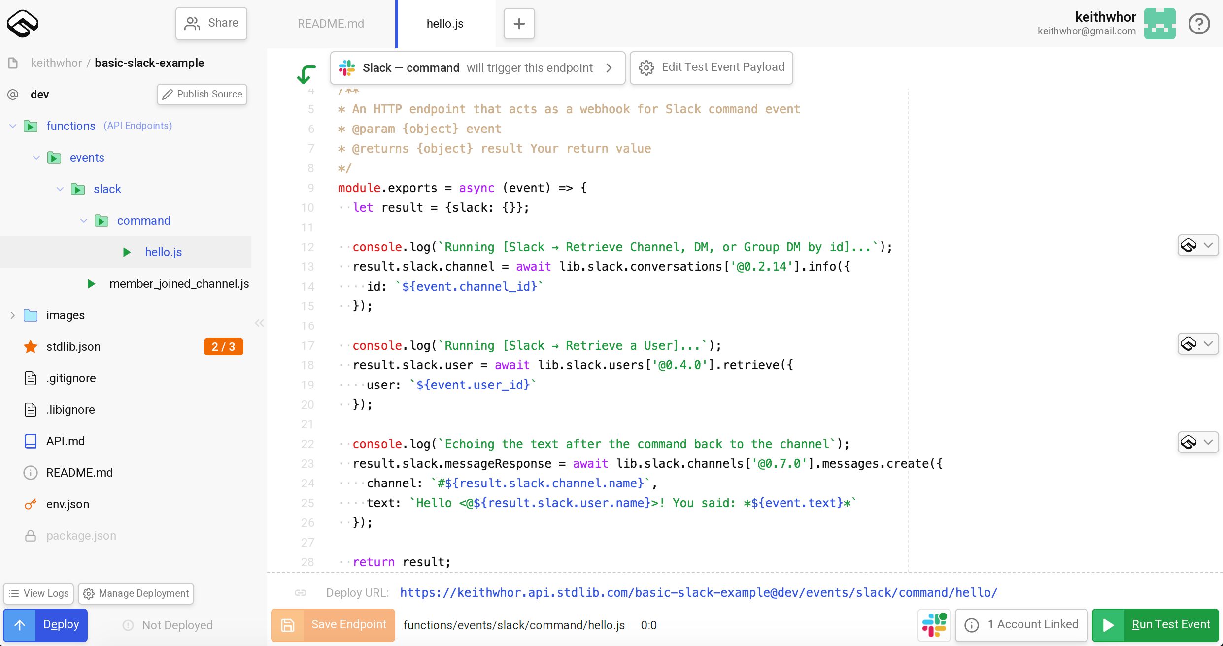 Build a “Serverless” Slack Bot in 7 Minutes with Node.js and Autocode ...