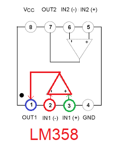 lm358p pinout lm358p pinout
