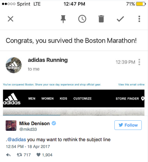 adidas customer service email address us