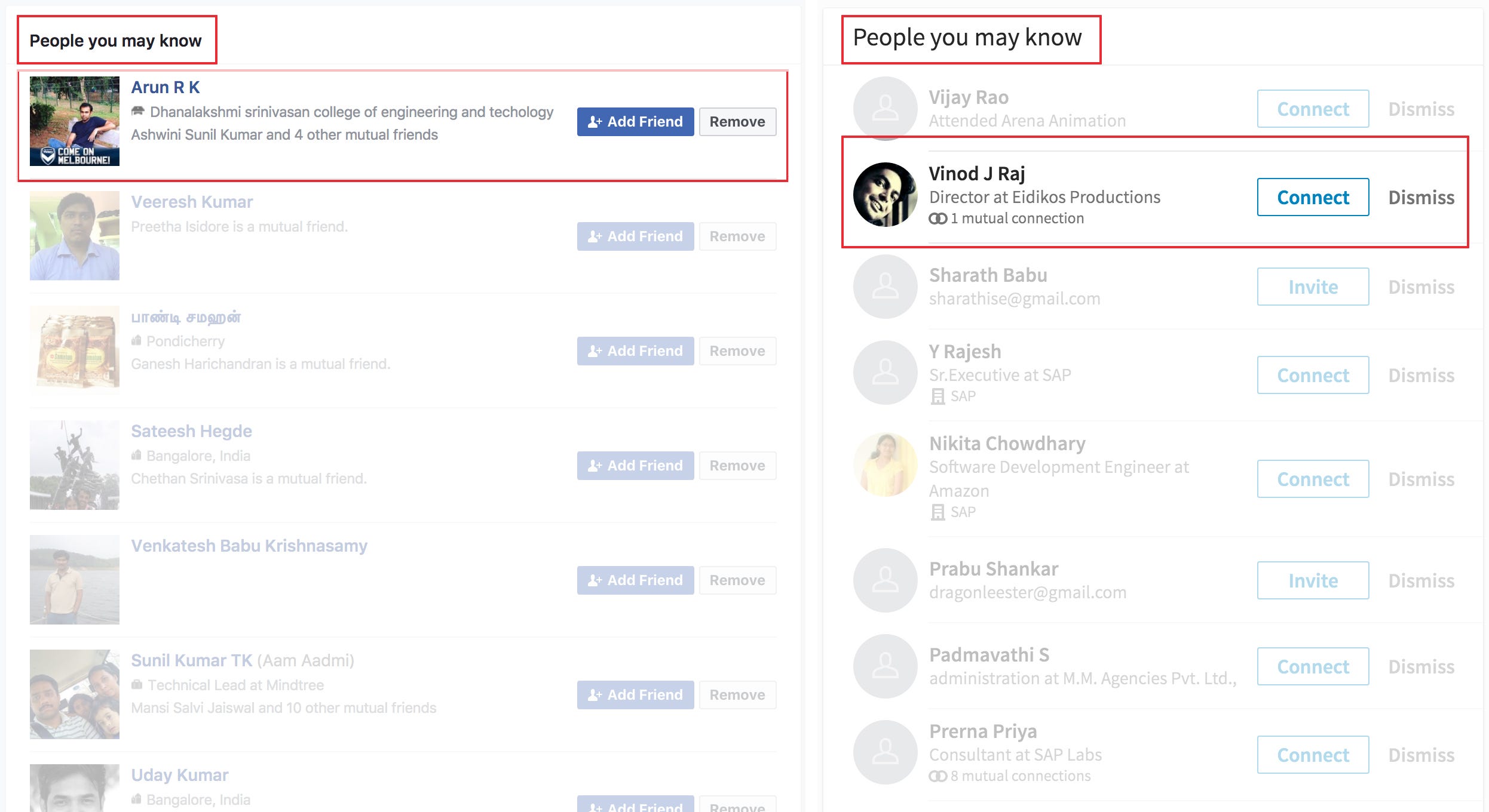 How LinkedIn copied FaceBook UI and disappointed everyone by DTALE