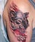 Wolfskrallen-Tattoo