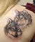 Wolfspaar-Tattoo