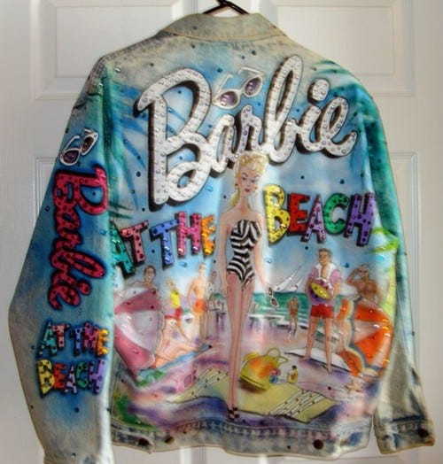 barbie jean jacket