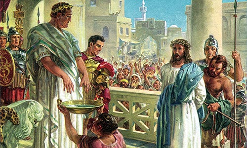 Terhadap bukti yang luar biasa Pilatus masih ragu