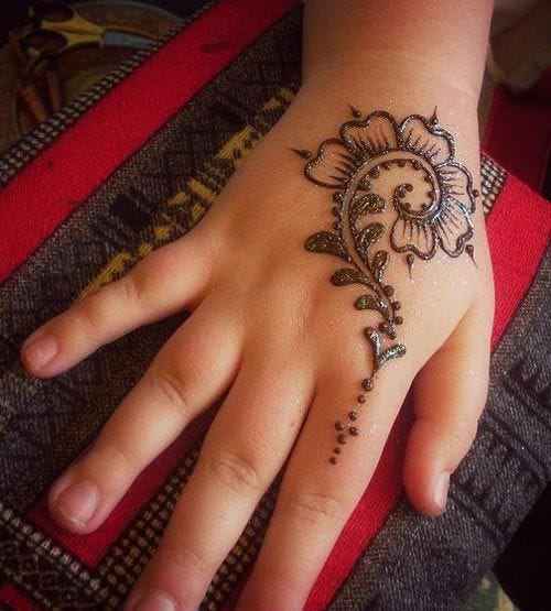 Top 25 Alluring Mehndi Designs For Kids By Fashion Mili Medium