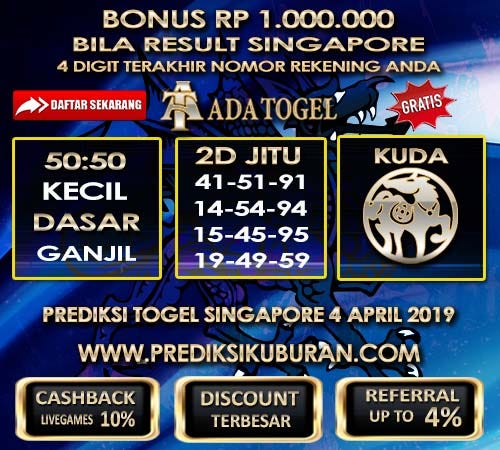 Prediksi Angka Jitu Bocoran Singapura Hari Ini 4 April 2019 By Prediksi Kuburan Medium