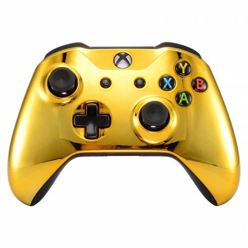 Xbox One S Wireless Bluetooth Controller Custom Soft Touch (Gold) by Gamersvila Medium