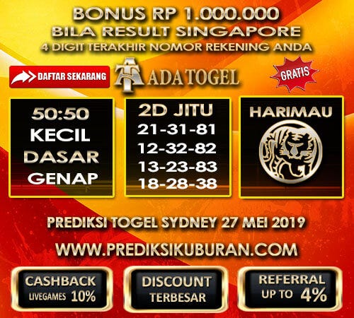 Prediksi Angka Jitu Togel Sidney Senin 27 Mei 2019 By Prediksi Kuburan Medium