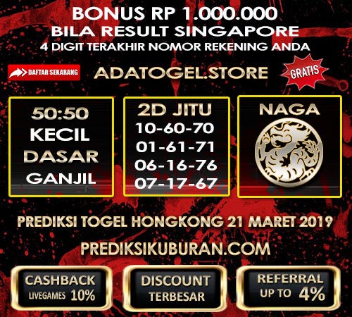 Prediksi Jitu Togel Hk Kamis 21 Maret 2019 By Prediksi Kuburan Medium