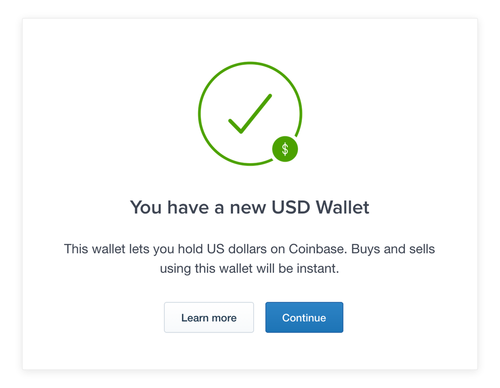 what is usd wallet in coinbase