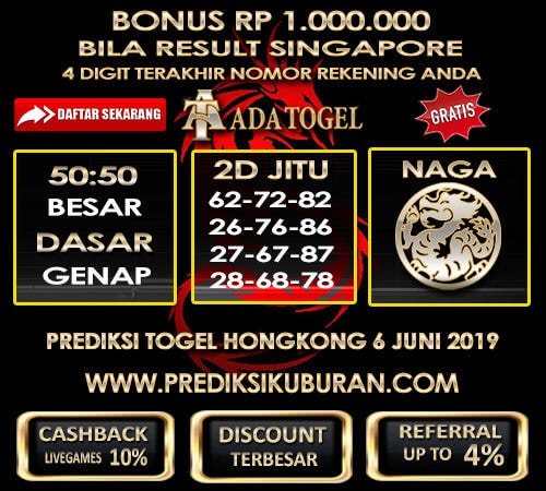 Prediksi Angka Jitu Togel Hongkong Kamis 6 Juni 2019 By Prediksi Kuburan Medium