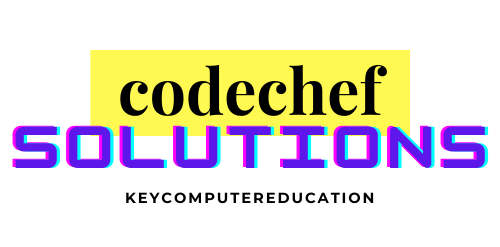 Codechef Solutions — Beginner Level (Python) PART 5 | by Key computer ...