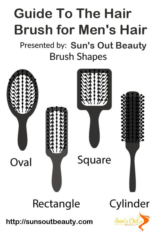 Guide To The Hair Brush For Men S Hair Suns Out Beauty Medium
