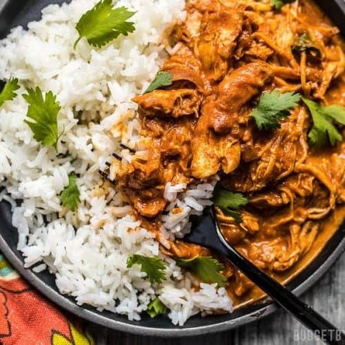 OneSkillet Garam Masala Chicken Thighs & Saffron Rice by BD Foods
