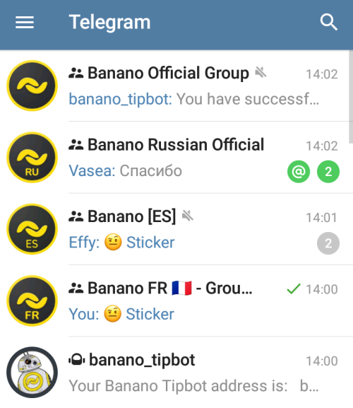 We have just officially launched our BANANO Telegram Tipbot, and also new o...