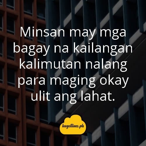 √ Hugot Lines Crush Tagalog