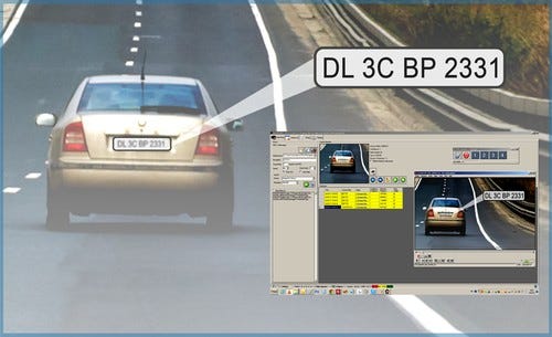 Number plate recognition system