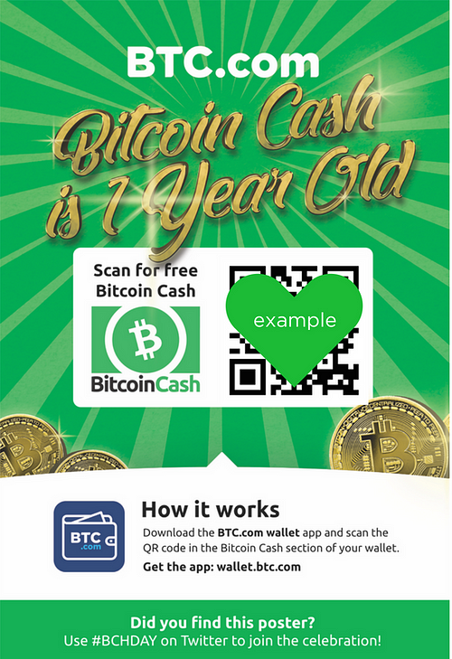 Bitcoin Cash Anniversary Global Airdrop The Btc Blog - 