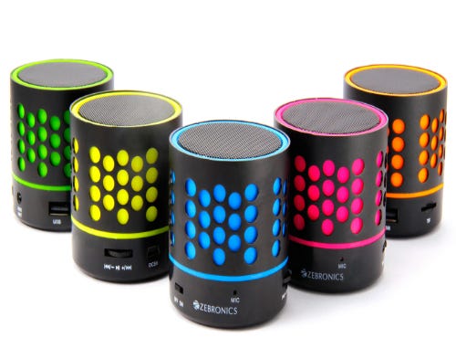 ZEBRONICS LAUNCHES DOT BLUETOOTH 