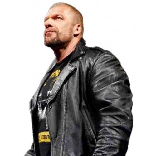triple h leather jacket