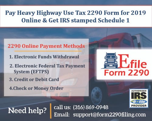 What Are The Ways To Pay 2290 Online By Efileform 2290 Medium What Are The Ways To Pay 2290 Online By Efileform 2290 Medium
