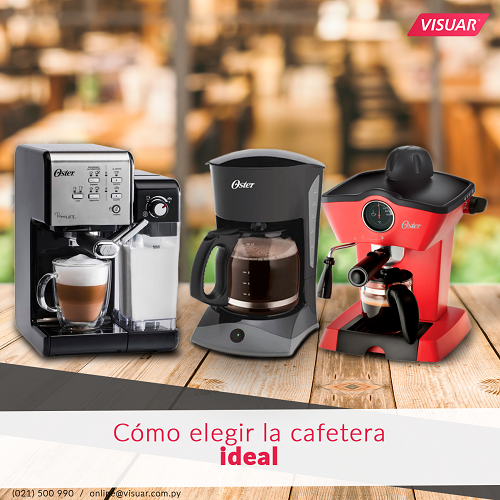 Cómo elegir cafetera ideal. El café en una bebida que a casi todos… | by  Visuar Paraguay | Medium