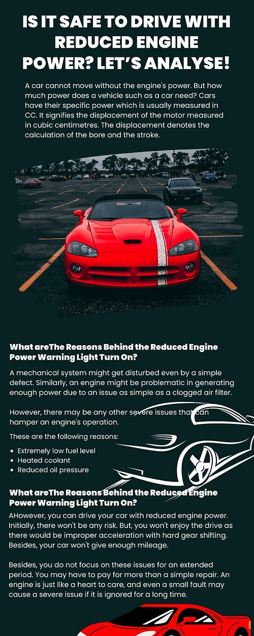 Is It Safe to Drive with Reduced Engine Power? Let’s Analyse!