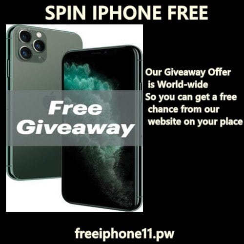 Free Iphone Giveaway Spin Iphone Free No Survey By Fejoxey Medium - videos matching roblox gift card giveaway 3 winners