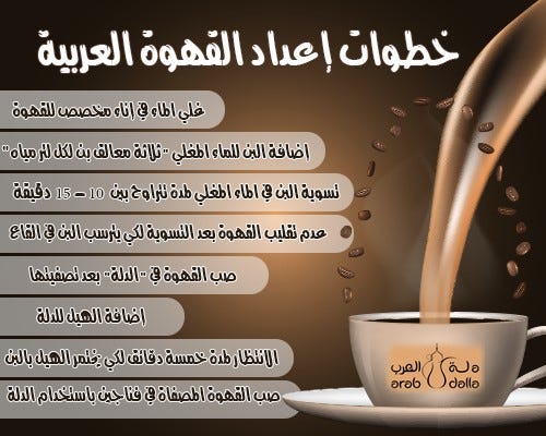 طريقة عمل القهوة العربية