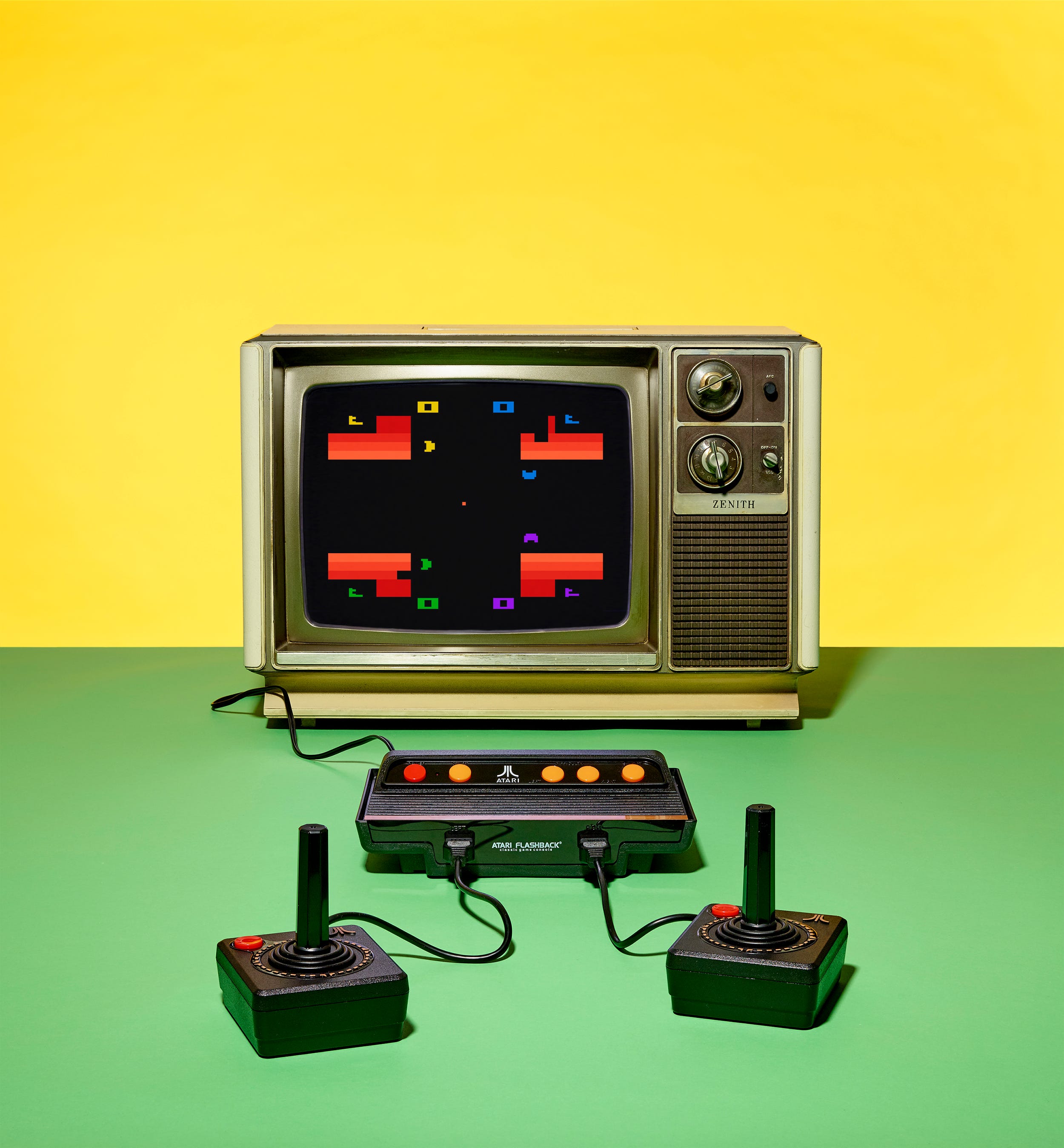 old atari console