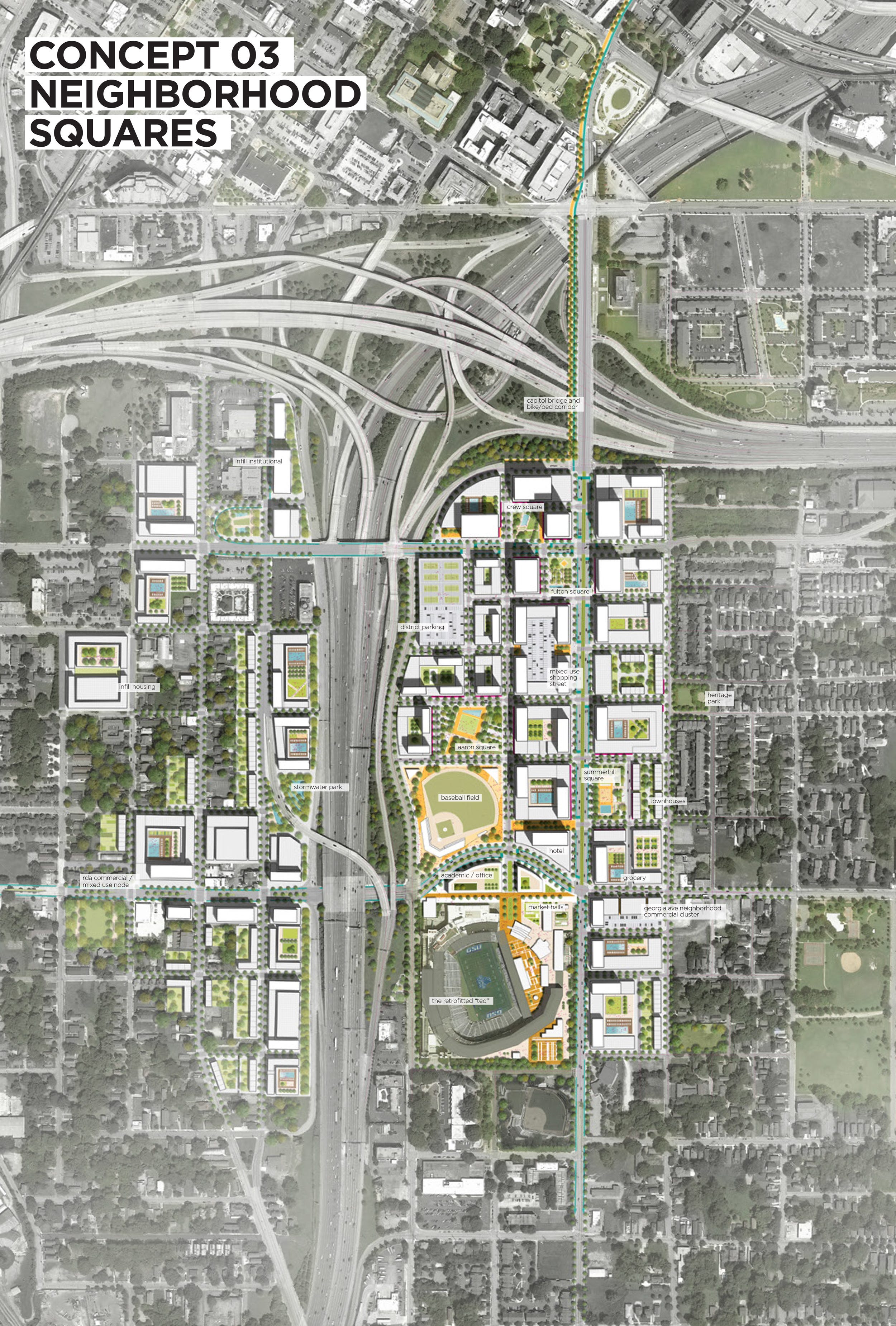 The Redesign of Turner Field in Atlanta by Neighborland The