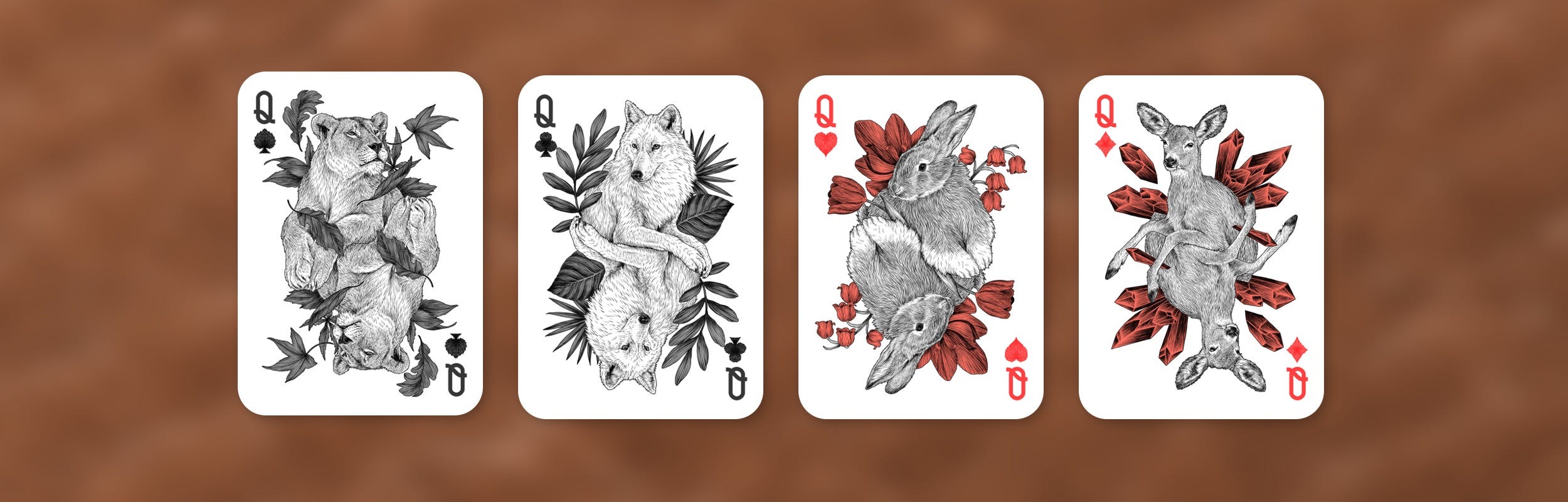 our beautiful playing card deck is complete! |shiekina