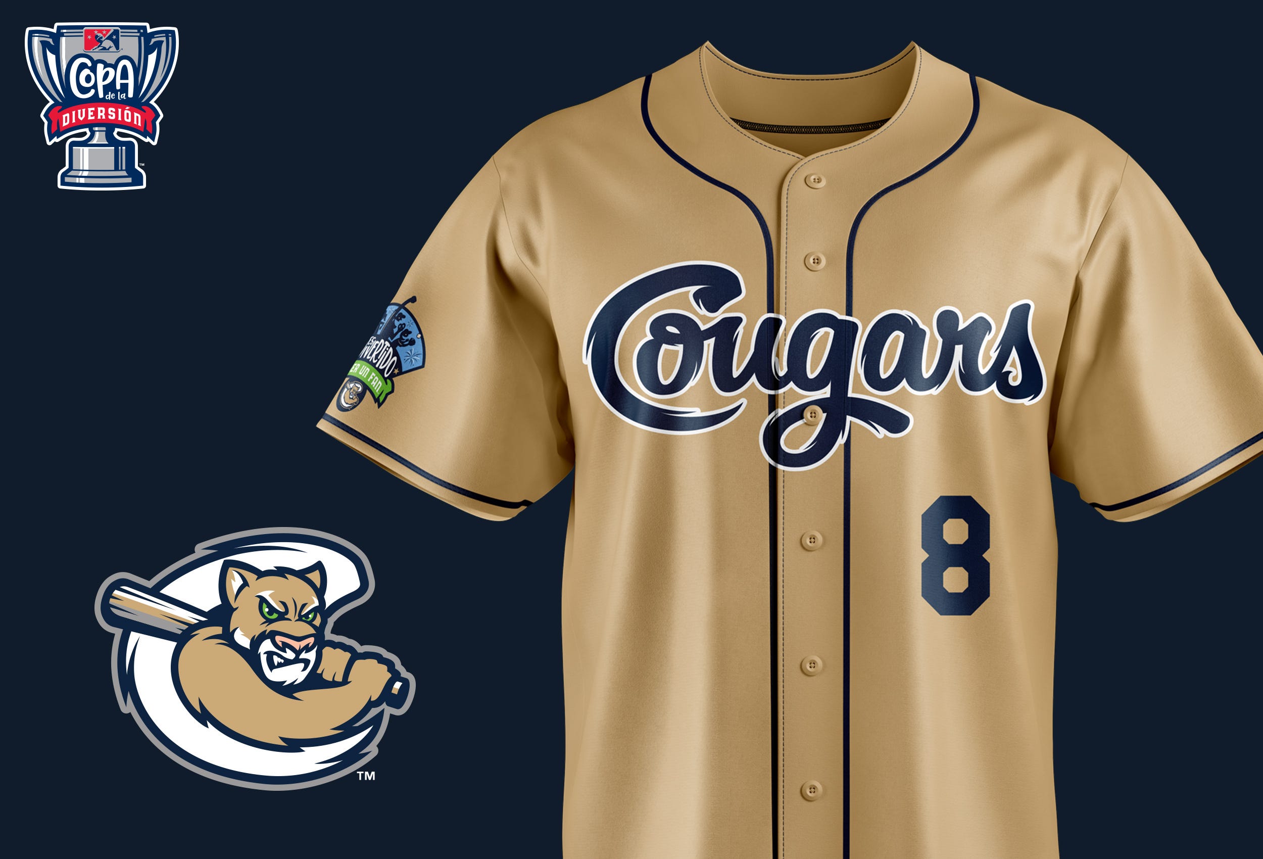 kane county cougars jersey