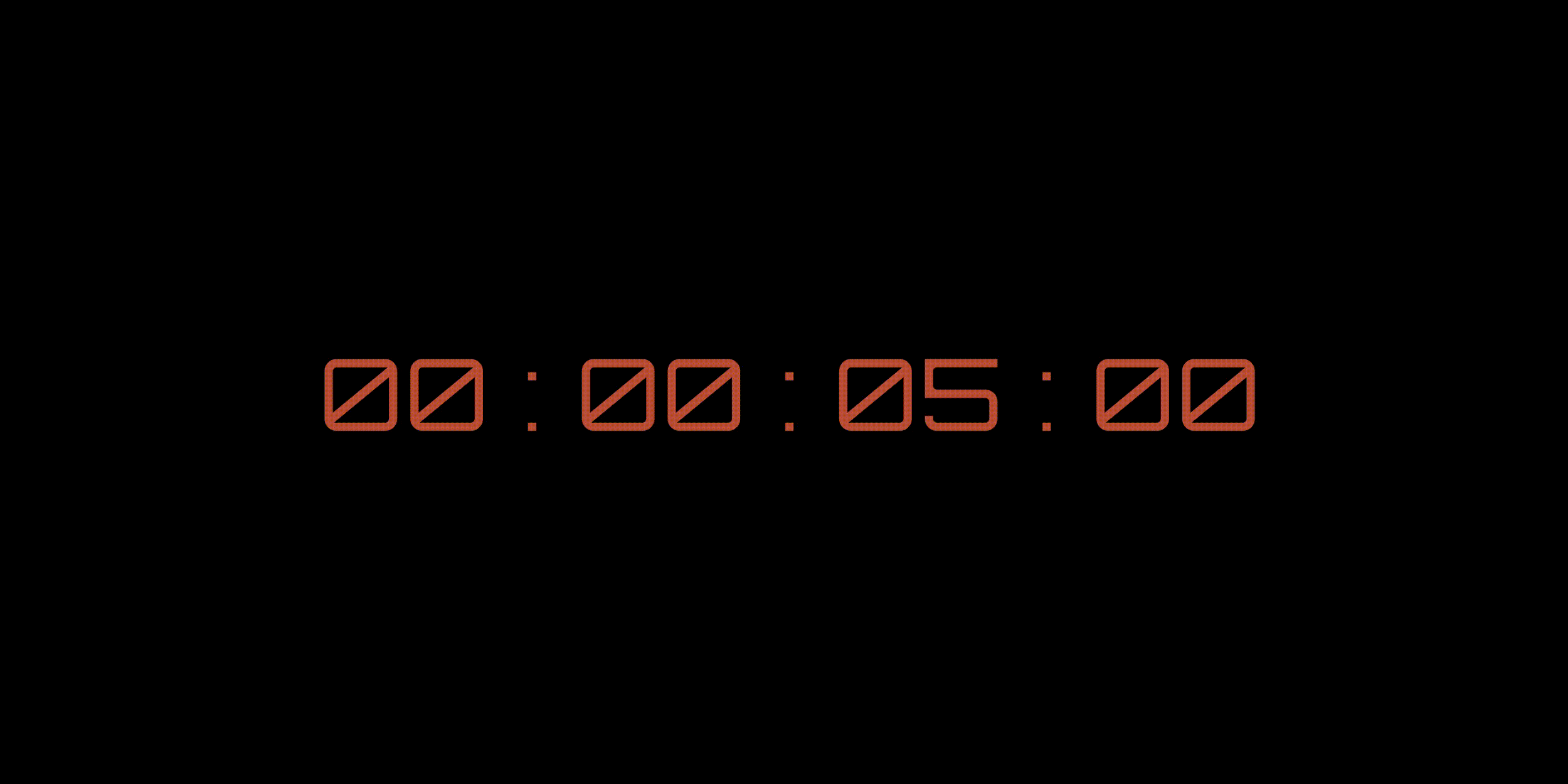 5 Seconds Countdown Timer GIF