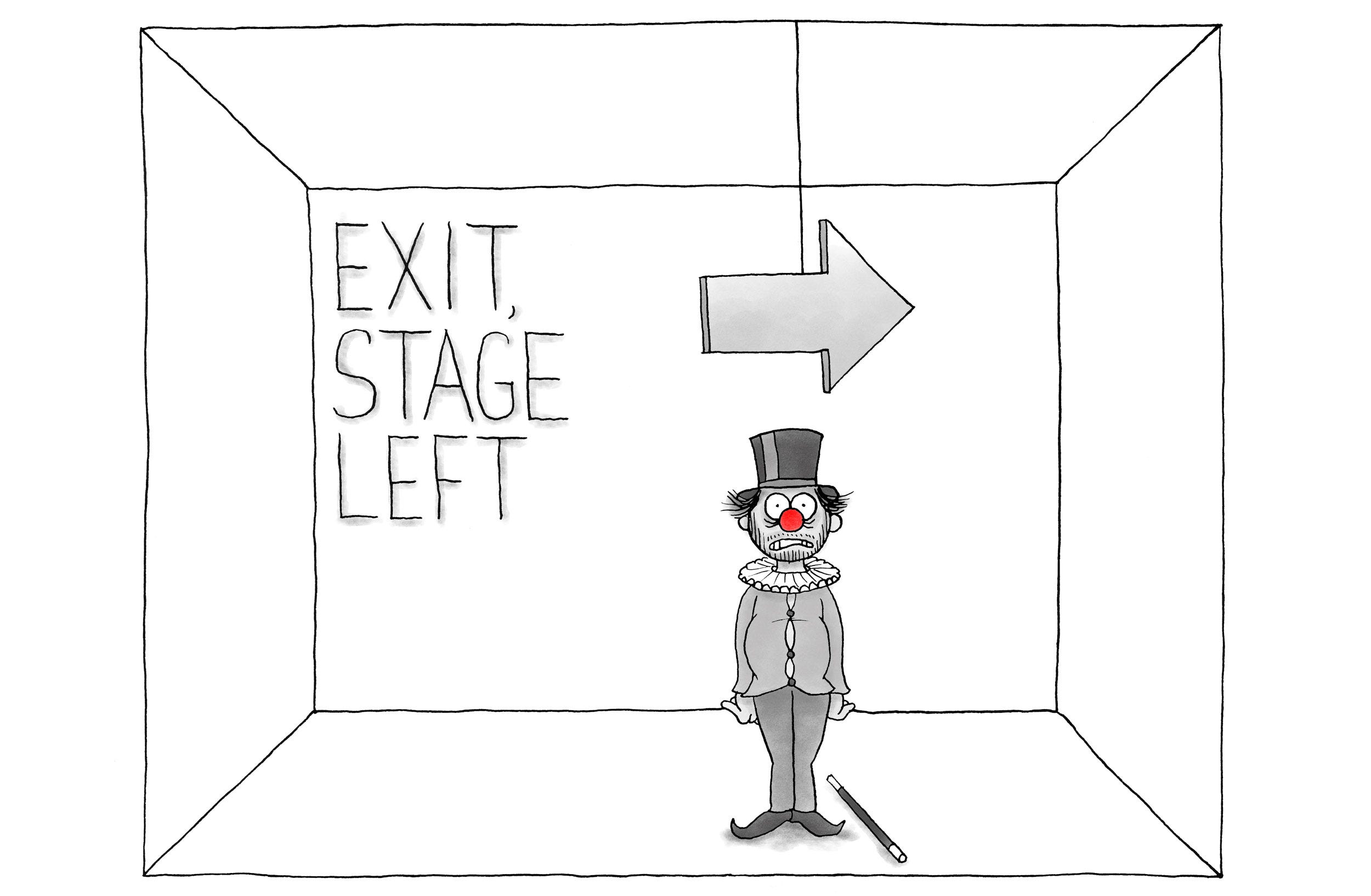 Exit Stage Left Meaning