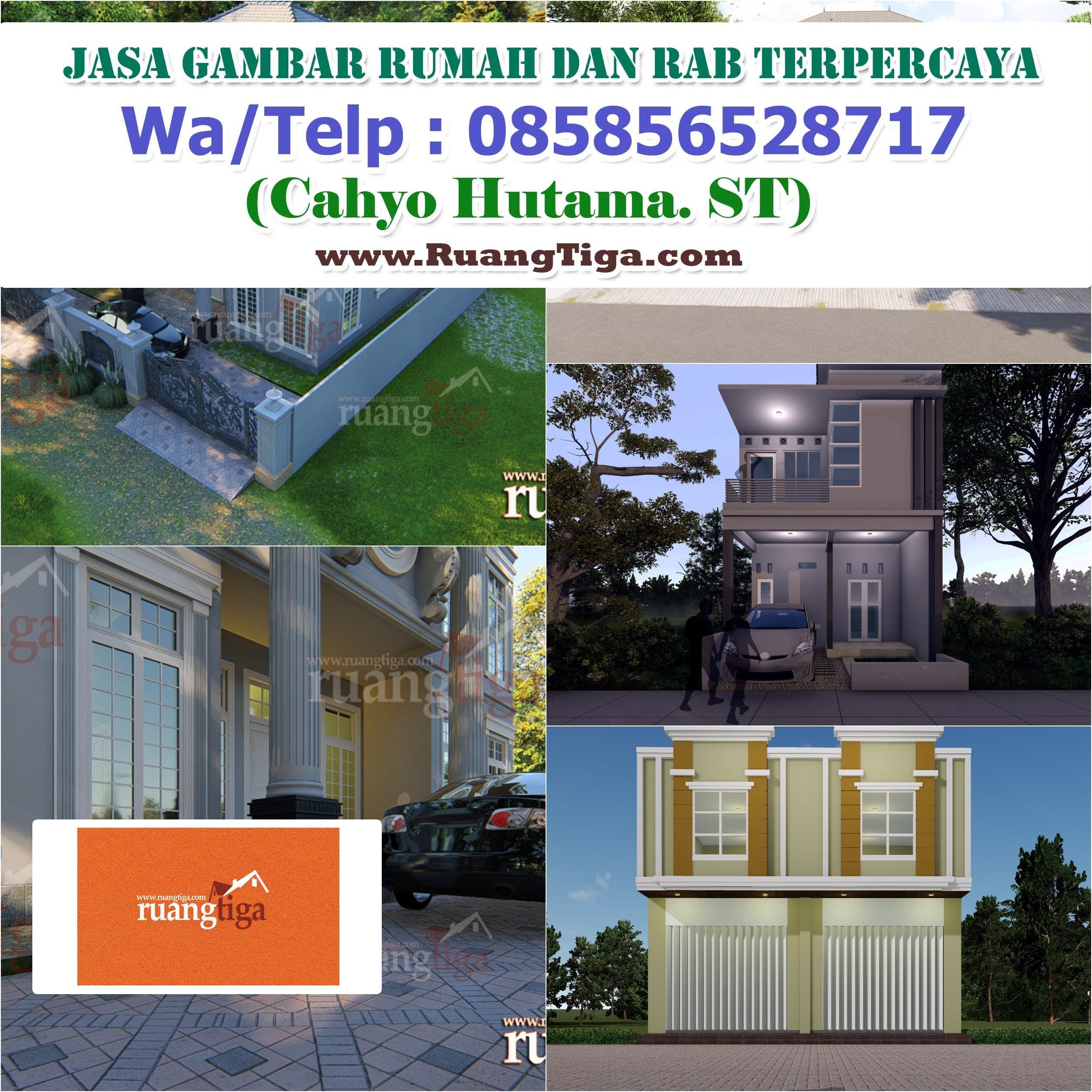 085856528717 Jasa Desain Rumah Tanpa Atap Jasa Arsitek Yang