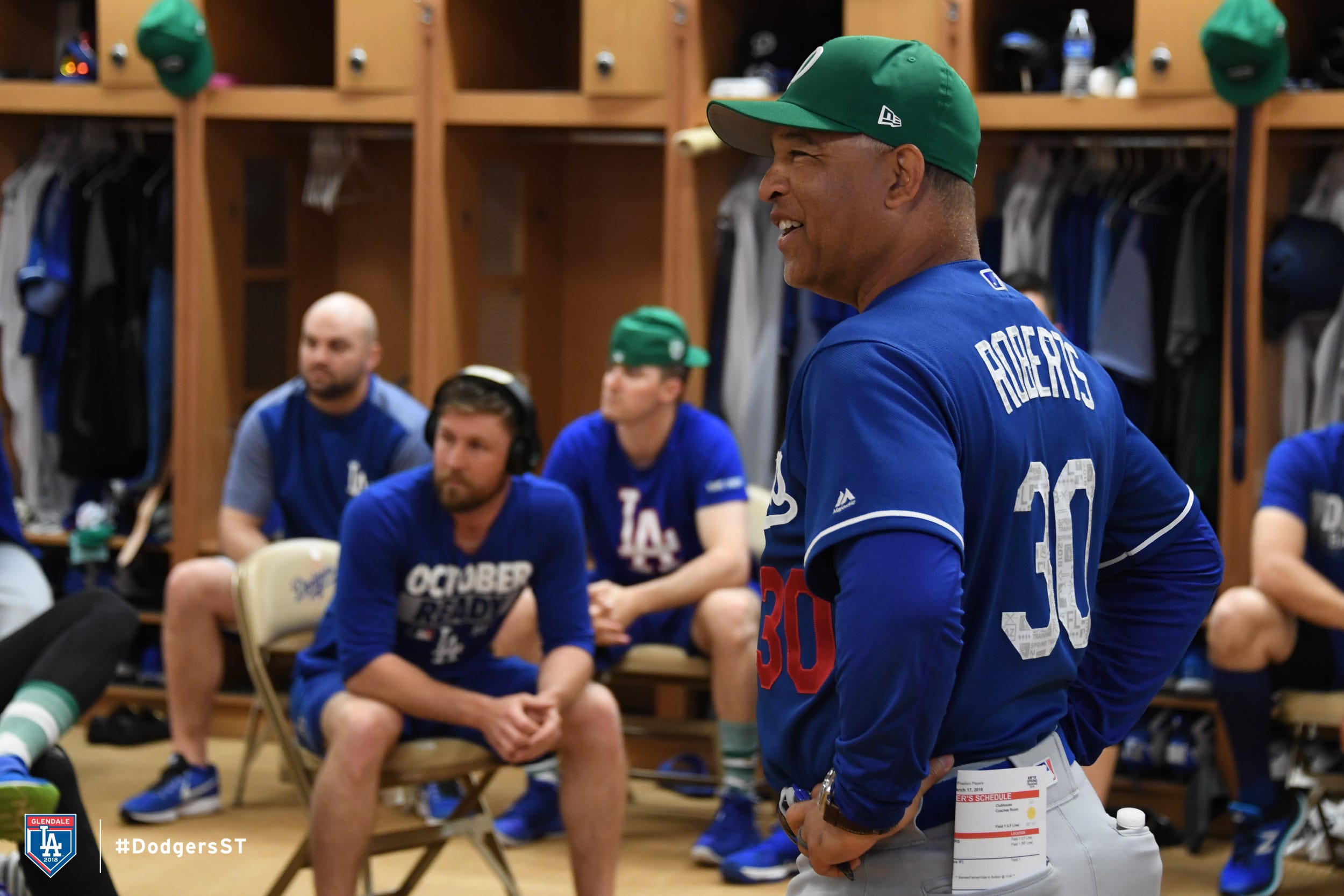 dodgers st patrick's hat