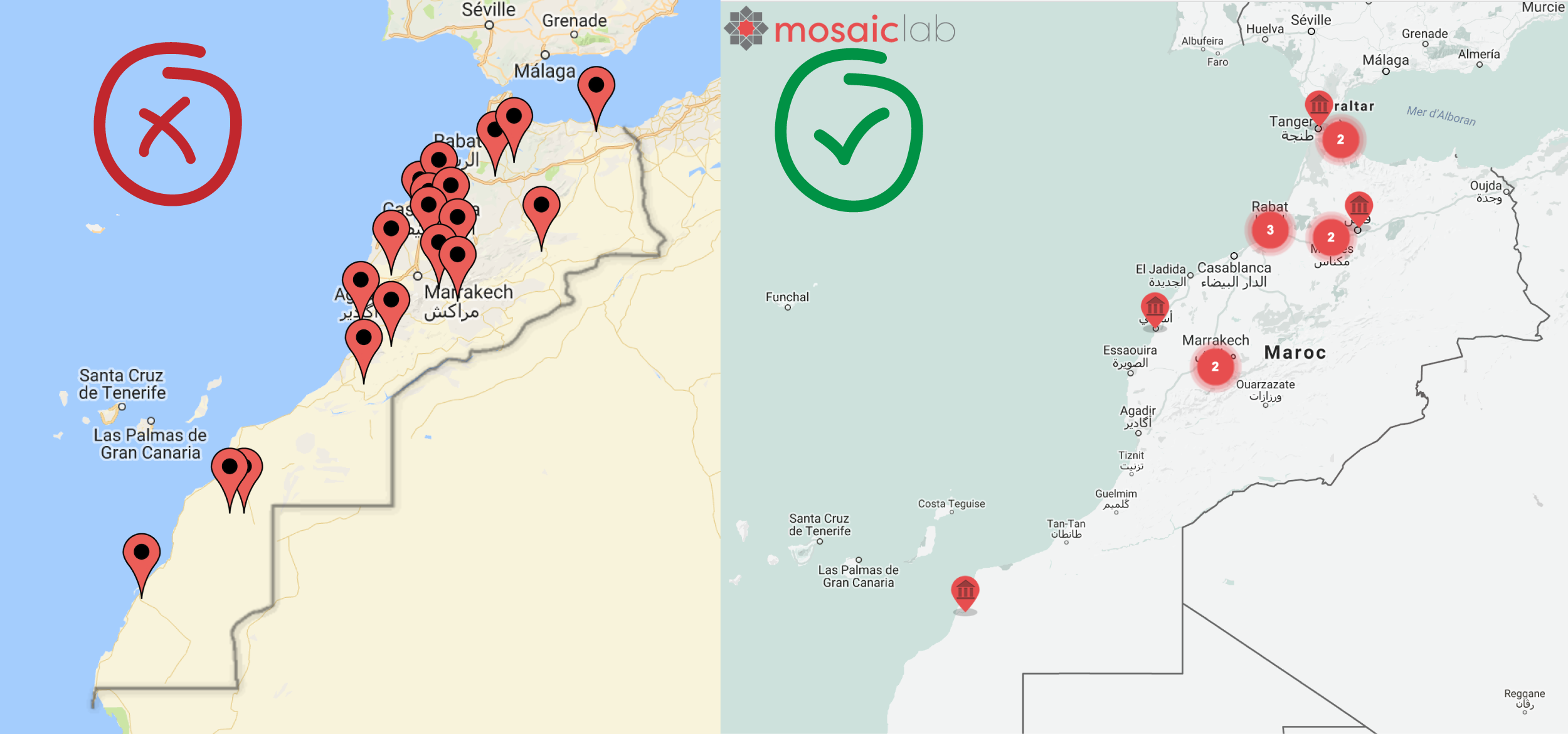 5 conseils pour de meilleures cartes interactives avec Google Maps API