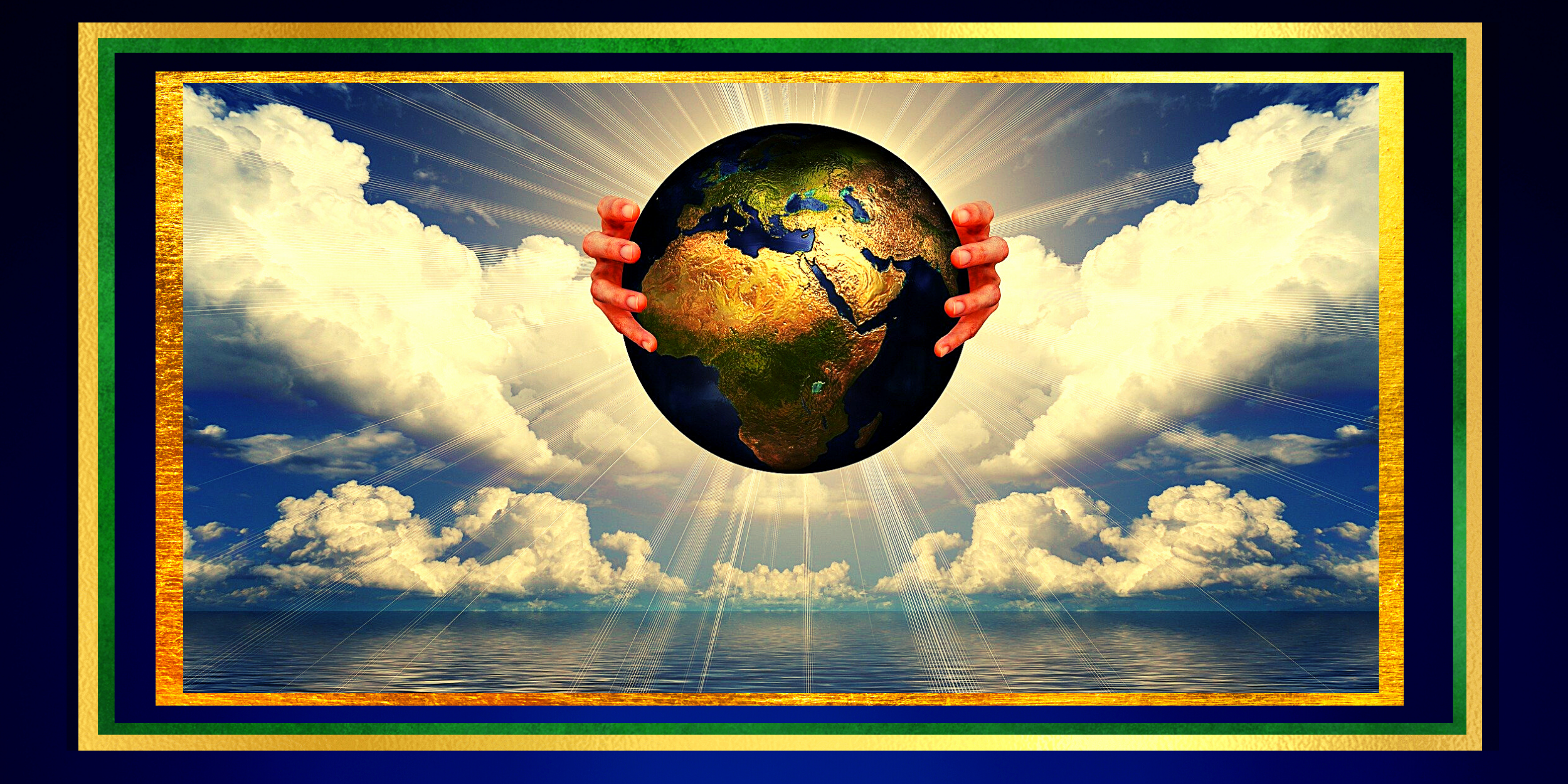 We Hold The World In Our Hands Will We Cherish It By Susannah Mackinnie Genius In A Bottle Medium We Hold The World In Our Hands Will We Cherish It By Susannah Mackinnie Genius In A Bottle Medium