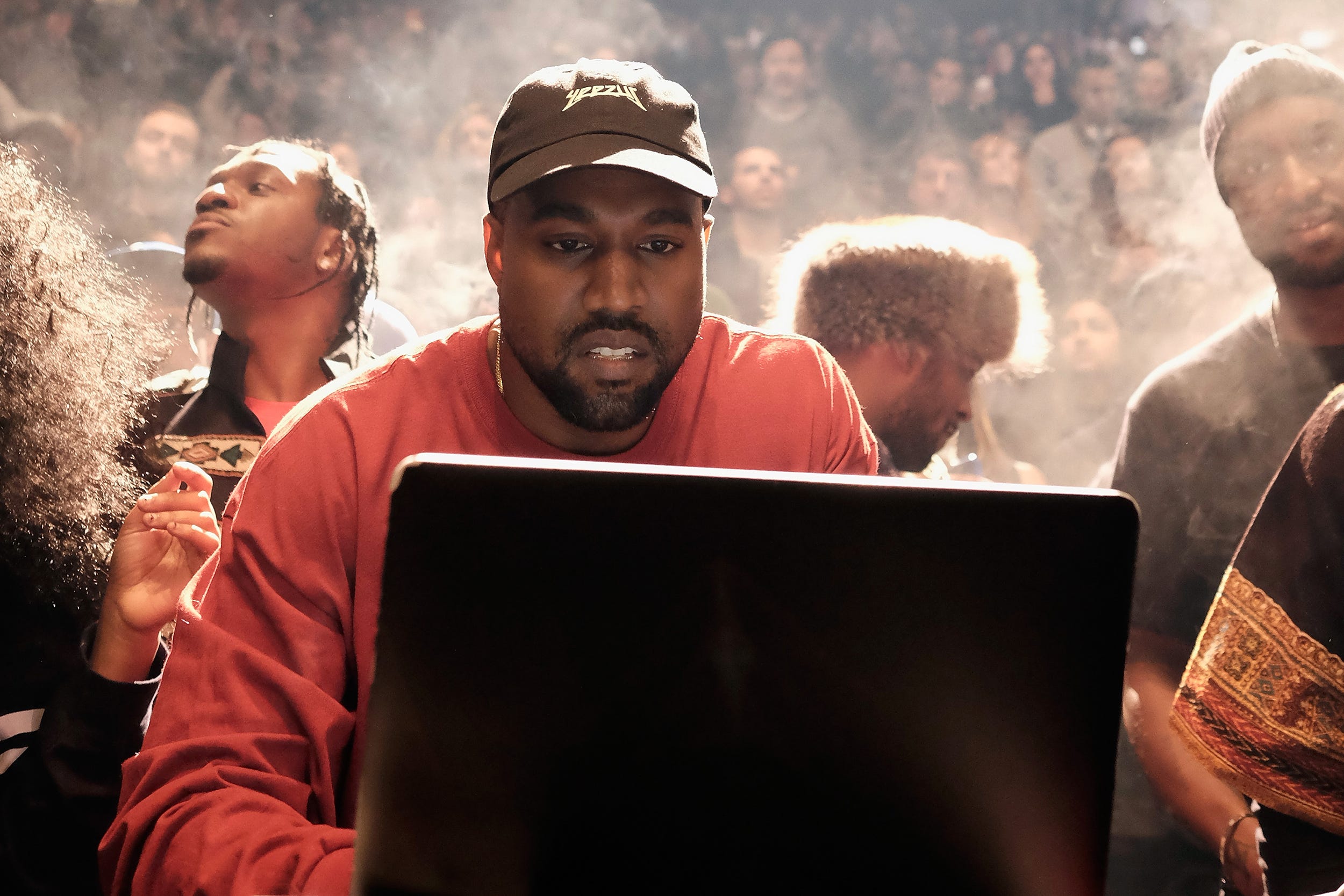 kanye dad hat