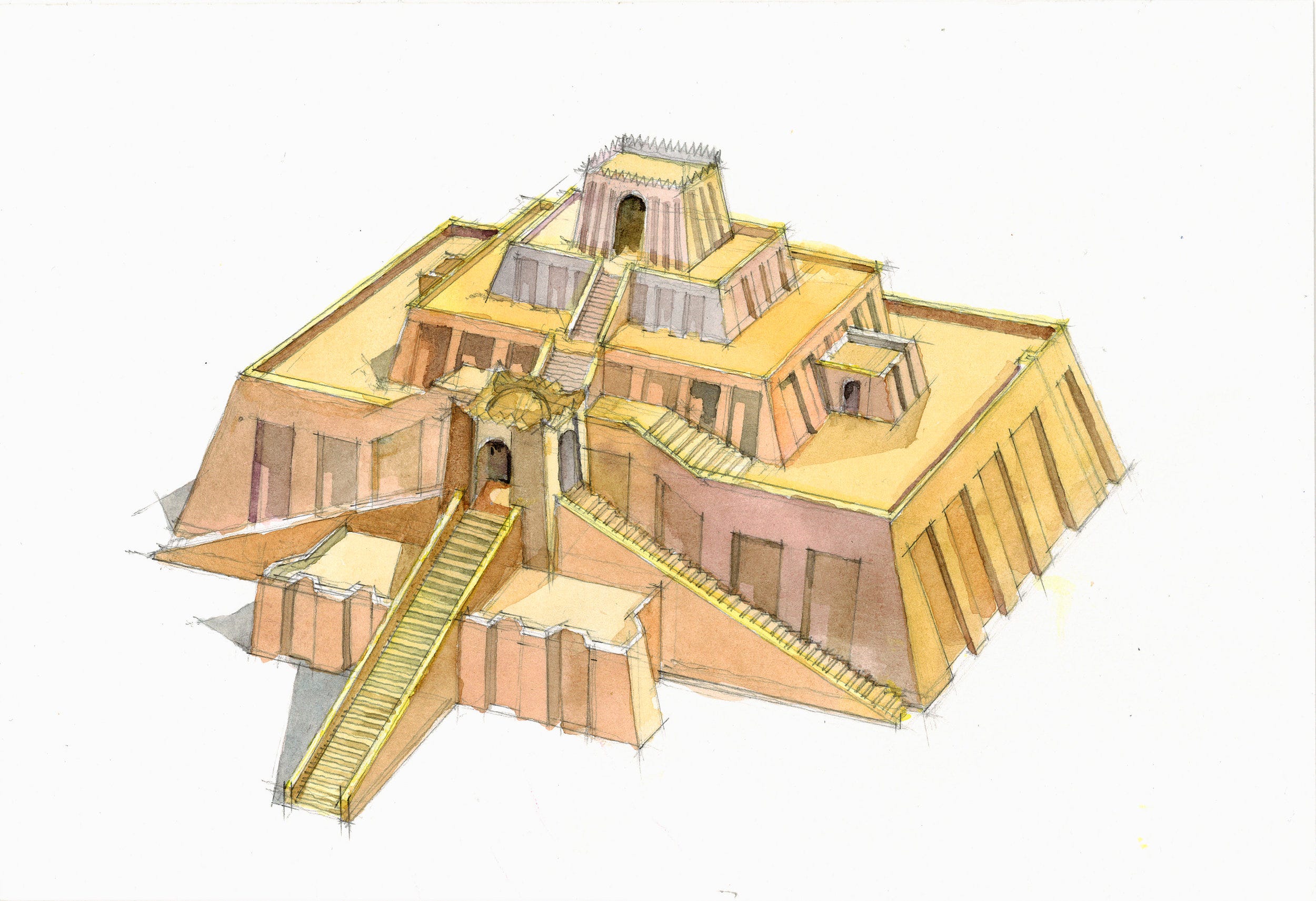Ziggurat Drawing Clashing Pride