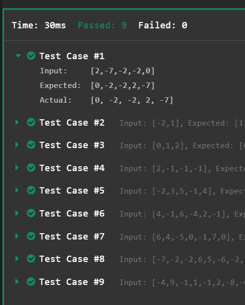 Absolute Value Sort. Implement Merge Sort and Quick Sort… by Yaokun
