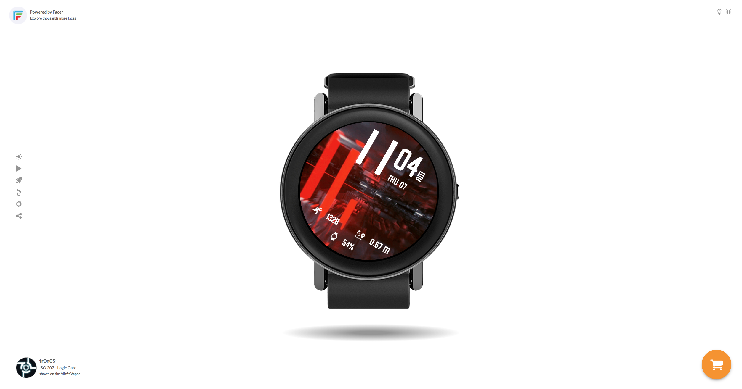 misfit vapor watch faces