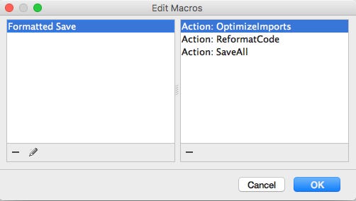 Android Studio formatted save. How to make a custom macro to add… | by  Pierce Zaifman | AndroidPub | Medium