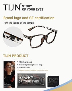 TIJN Blue Light Blocking Glasses Square Nerd Eyeglasses Frame Anti Blue Ray  Computer Game Glasses | by GetoTheFashion | Medium